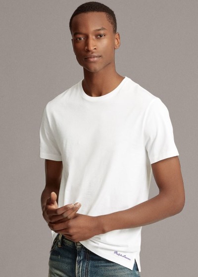 T Shirt Ralph Lauren Algodão Lisle Homem 90365-KFLD